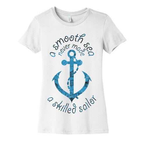 Smooth Sea Anchor Womens T-Shirt
