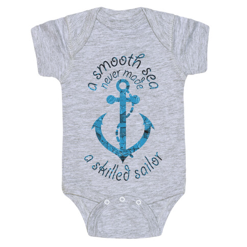 Smooth Sea Anchor Baby One-Piece