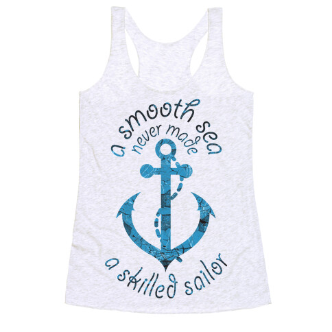 Smooth Sea Anchor Racerback Tank Top