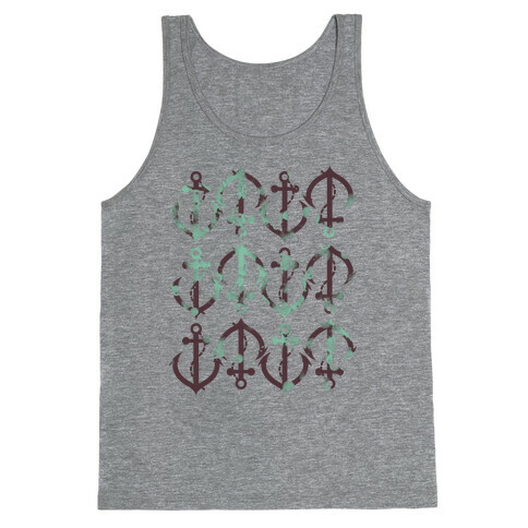 Anchor Pattern Tank Top