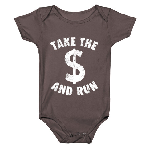 Take The Money and Run (Vintage) Baby One-Piece