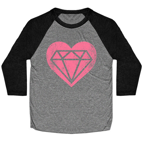 Diamond Heart (Forever) Baseball Tee