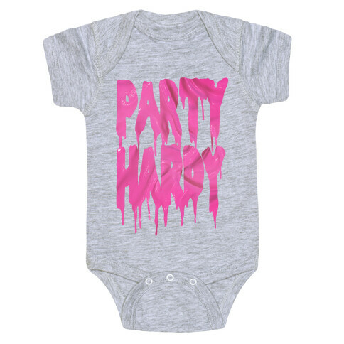 Party Hardy (Pink Drip) Baby One-Piece