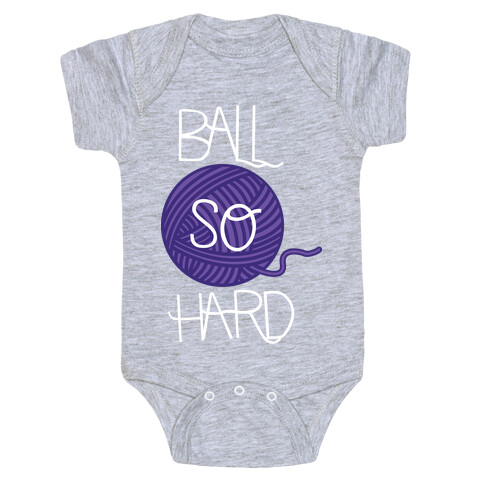 Yarn So Hard Sweatshirt Baby One-Piece