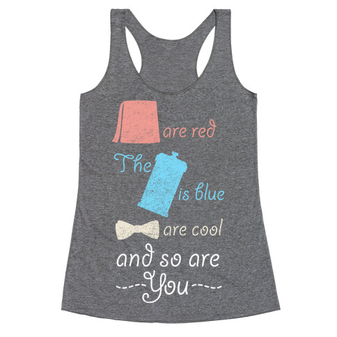 Fezzes are Red Sweater Racerback Tank Top