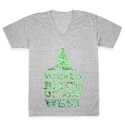 Wicked Bitch of the West V-Neck Tee Shirt