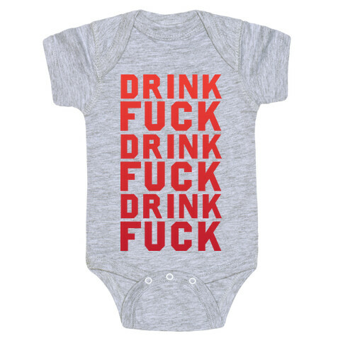 Drink F*** Repeat Baby One-Piece