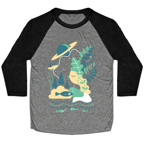 Deep Space Diving Baseball Tee