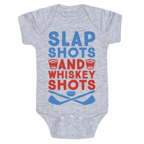 Slap Shots And Whiskey Shots Baby One-Piece