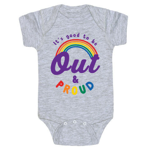 Out & Proud Baby One-Piece