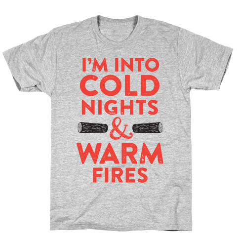 I'm Into Cold Nights And Warm Fires T-Shirt