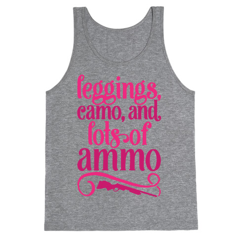 Leggings Camo And Lots of Ammo Tank Top