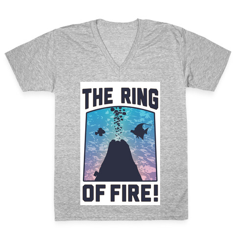 The Ring of Fire (V-Neck) V-Neck Tee Shirt