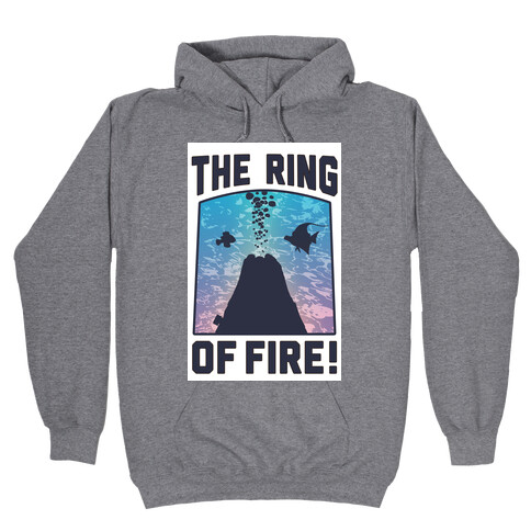 The Ring of Fire (V-Neck) Hooded Sweatshirt