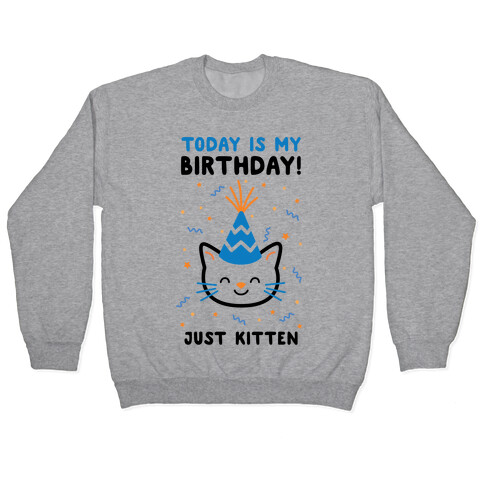 Today's My Birthday, Just Kitten Pullover