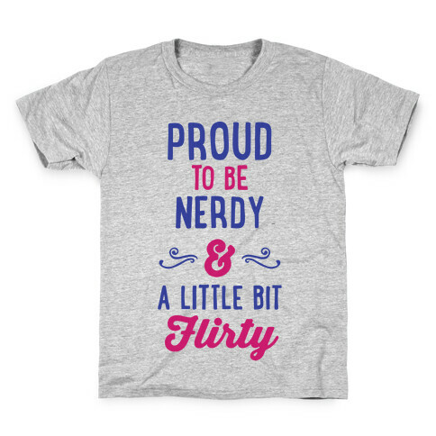 Nerdy & Flirty Kids T-Shirt