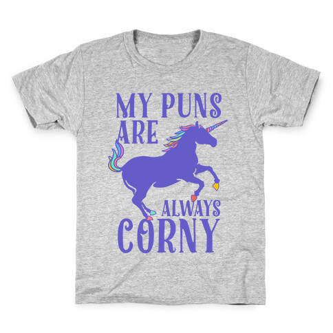 My Puns are Always Corny Kids T-Shirt