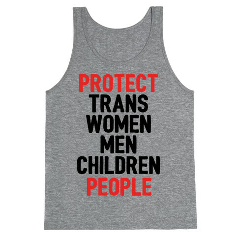 Protect People Tank Top
