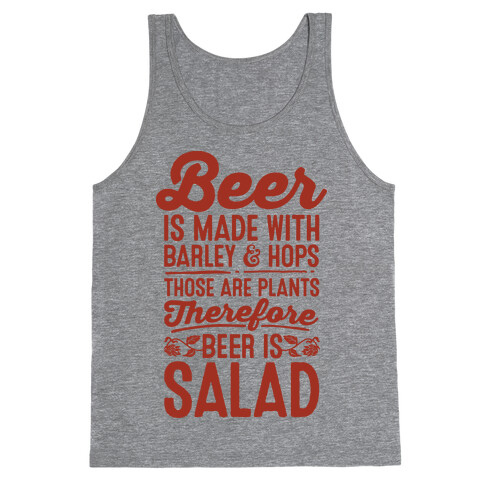 Beer is Salad Tank Top