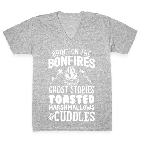 Bring On The Bonfires V-Neck Tee Shirt