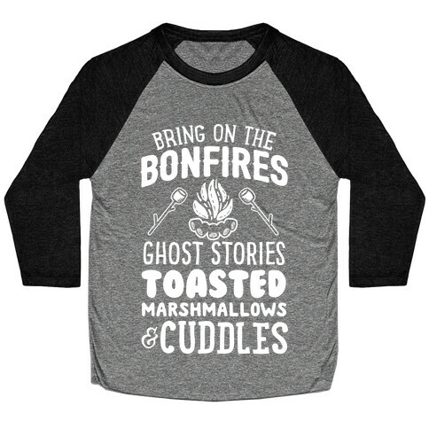 Bring On The Bonfires Baseball Tee