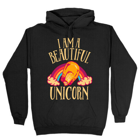 I Am a Beautiful Unicorn Kernel Hooded Sweatshirt