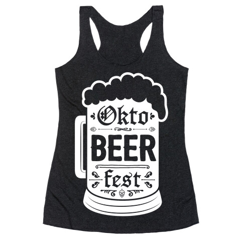 Okto-BEER-fest Racerback Tank Top