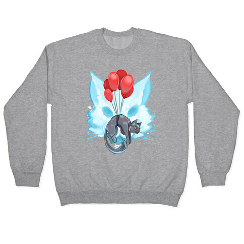 Red Balloon Cat Explorer Pullover