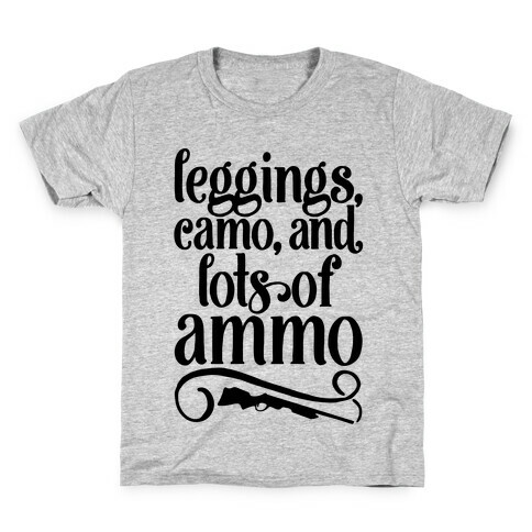 Leggings Camo And Lots of Ammo Kids T-Shirt