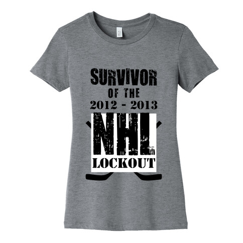 NHL Lockout Survivor Womens T-Shirt