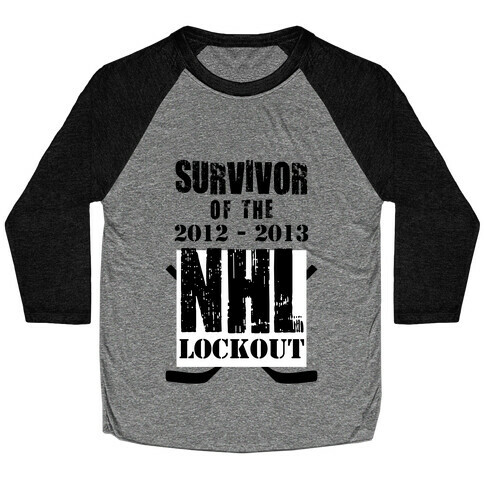NHL Lockout Survivor Baseball Tee