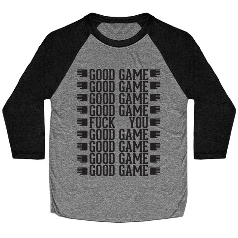 Good Game hoodie Baseball Tee