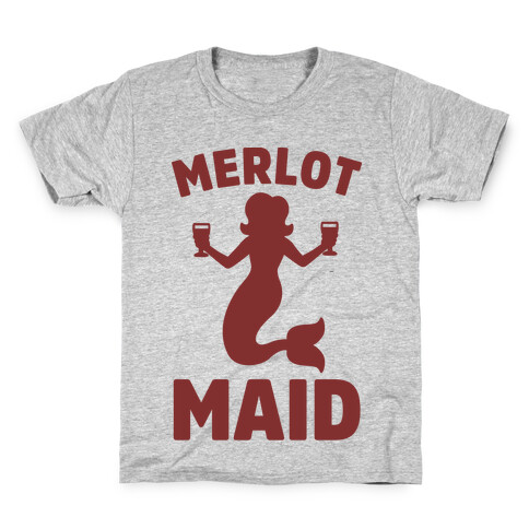 Merlot Maid Kids T-Shirt