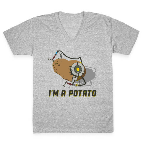 GLaDOS Potato V-Neck Tee Shirt