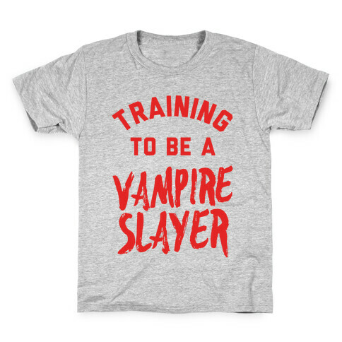 Training To Be A Vampire Slayer Kids T-Shirt