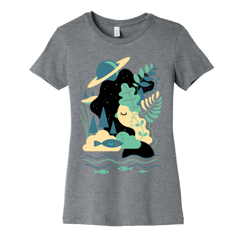 Deep Space Diving Womens T-Shirt