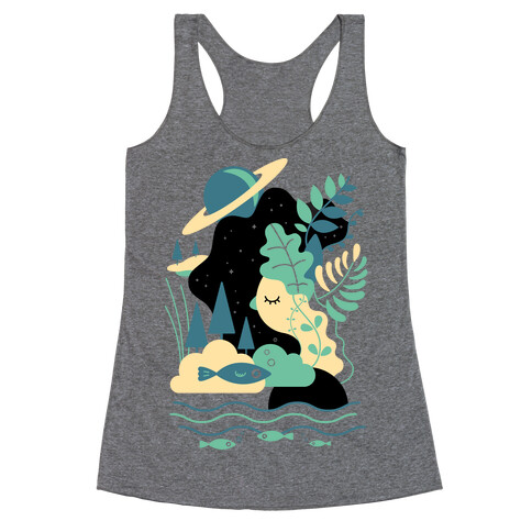 Deep Space Diving Racerback Tank Top