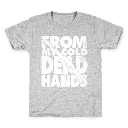 From My Cold Dead Hands (Camo) Kids T-Shirt