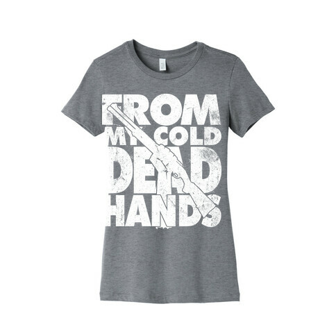 From My Cold Dead Hands (Camo) Womens T-Shirt