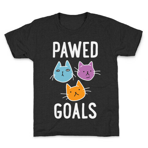 Pawed Goals Kids T-Shirt
