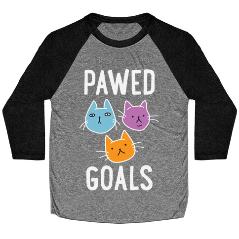 Pawed Goals Baseball Tee