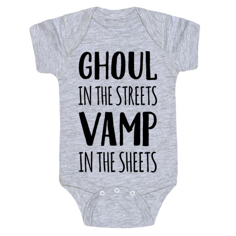 Ghoul In The Sheets Vamp In The Sheets Baby One-Piece