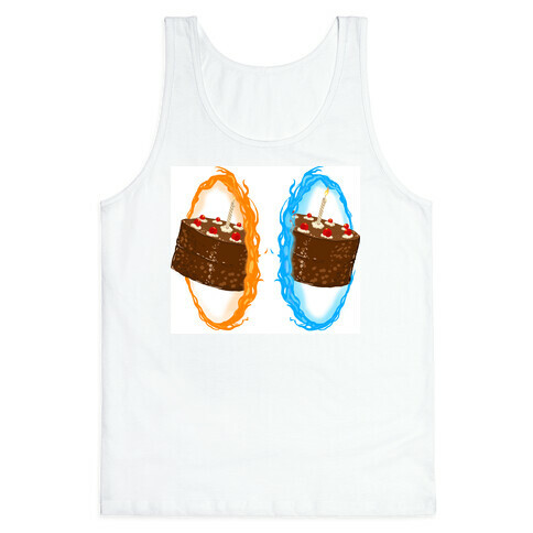 Portal Cake Tank Top