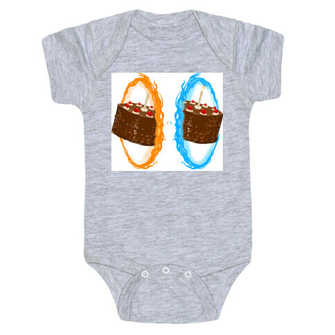 Portal Cake Baby One-Piece