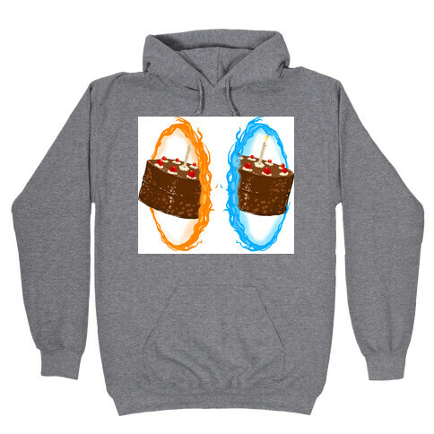 Portal Cake Hooded Sweatshirt