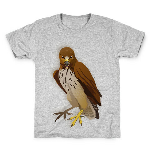 Poker Face Hawk Kids T-Shirt