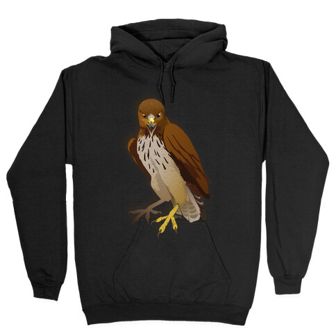 Poker Face Hawk Hooded Sweatshirt