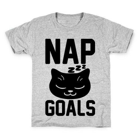 Nap Goals Kids T-Shirt