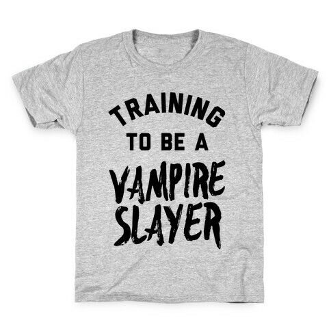 Training To Be A Vampire Slayer Kids T-Shirt