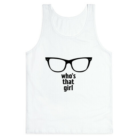 Who's That Girl  Tank Top